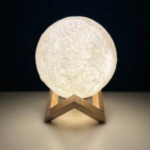 Rechargeable 3D Moon Lamp With Remote -18 CM