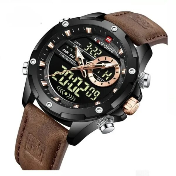 Naviforce 9208 L - Black Brown