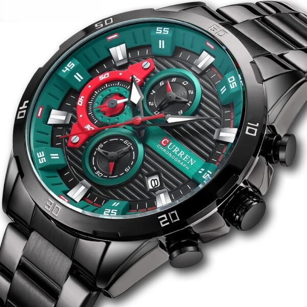 Curren 8402-Red Green Black
