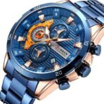 Curren 8402 - Rose Gold Blue